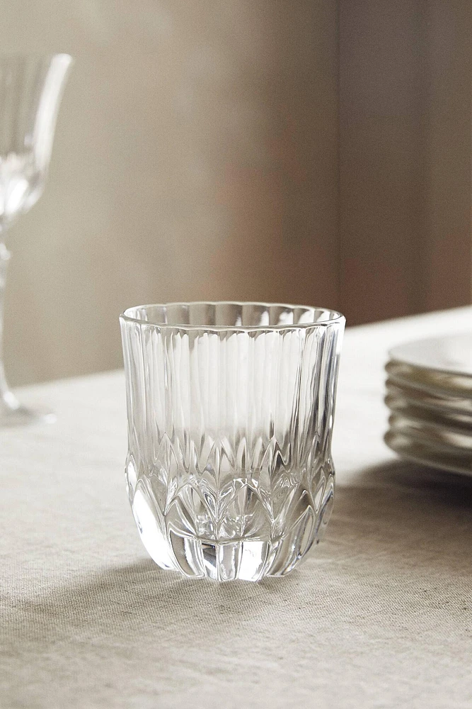 VERRE TAILLÉ CRISTALLIN
