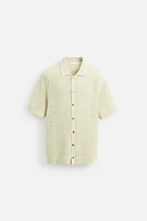 CROCHET TEXTURED SHIRT