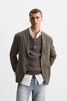 BLAZER RELAXED FIT VISCOSE - COTON ÉDITION LIMITÉE
