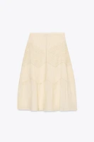 ZW COLLECTION LACE MIDI SKIRT