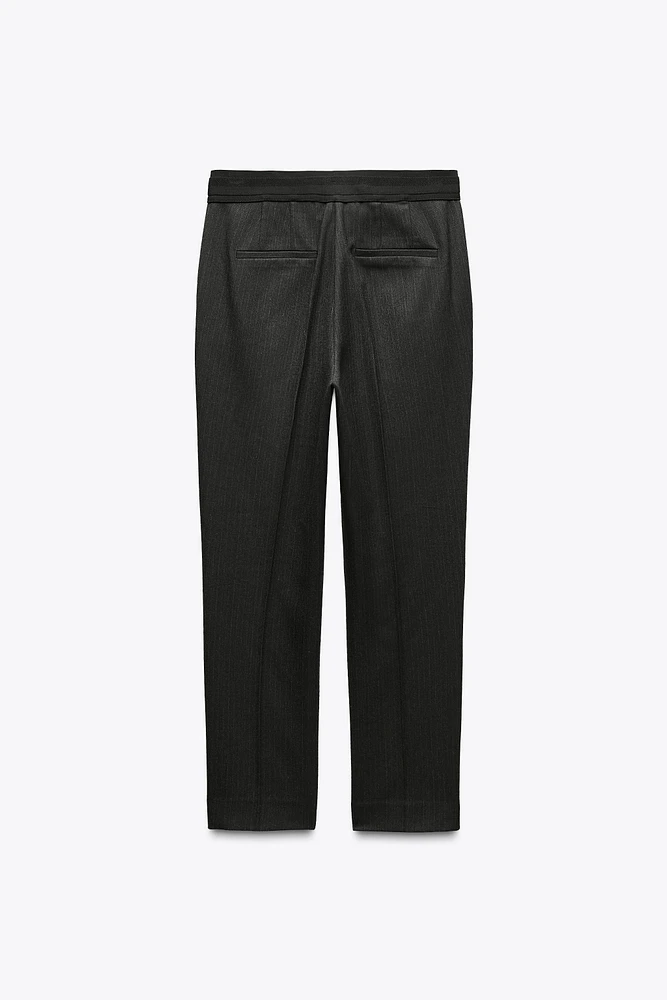 SOFT ANKLE-LENGTH PANTS