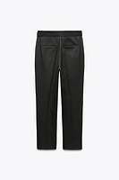 SOFT ANKLE-LENGTH PANTS