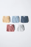 6- YEARS/ FIVE-PACK OF LABEL BOXERS