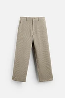 WIDE FIT CORDUROY PANTS