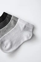 FOUR-PACK OF BASIC SHORT SOCKS