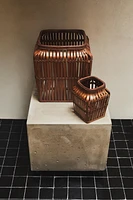 SQUARE BAMBOO BASKET