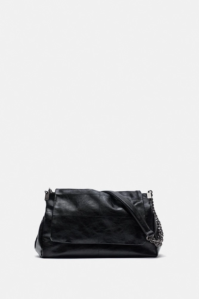 ROCK STYLE FLAP SHOULDER BAG