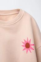 SWEAT À IMPRIMÉ SOLEIL