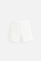 BOUCLÉ TEXTURED SHORTS