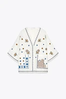 ZW COLLECTION EMBROIDERED BLOUSE