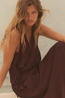 WRINKLE-EFFECT TOP VEST