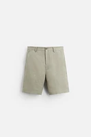 100% LINEN SHORTS