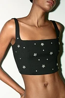 JEWEL CROP TOP