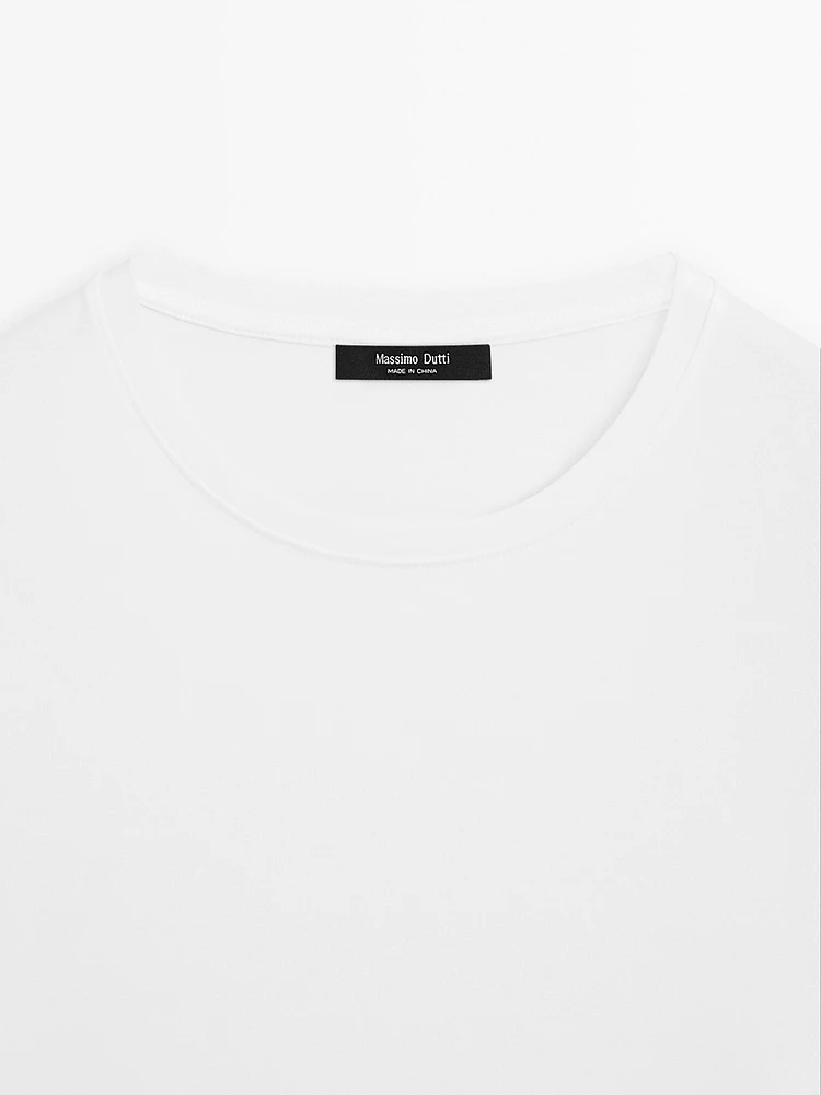 T-shirt 100 % coton mercerisé