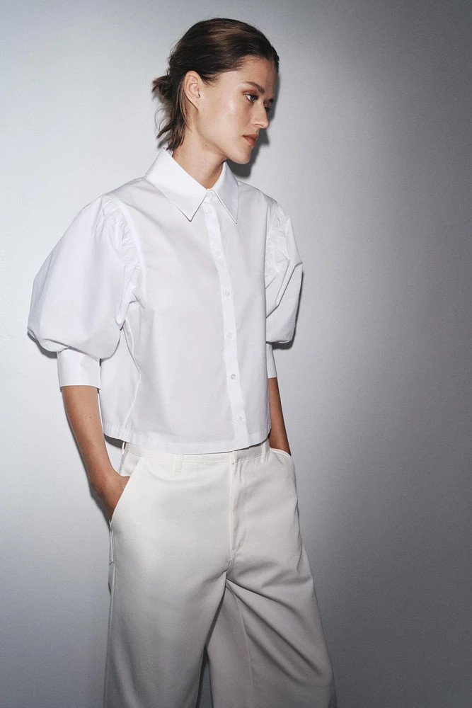 CHEMISE EN POPELINE COLLECTION ZW
