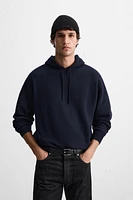 WOOL KNIT SWEATSHIRT