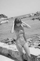 HAUT DE BIKINI À ARMATURES RAYURES