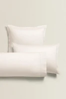 (300 THREAD COUNT) SATEEN PILLOWCASE WITH TRIM