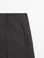 Pantalon straight léger 100 % lin