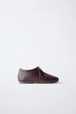 TIMELESZ - LEATHER DERBY SHOES