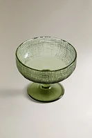 COUPE À GLACE VERRE RELIEF