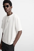 T-SHIRT À PIÈCE IMPRIMÉE