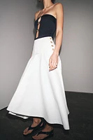 ZW COLLECTION BUTTON CAPE SKIRT