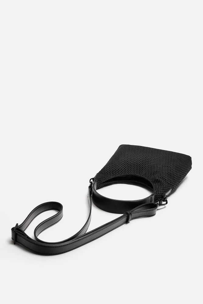 MESH CROSSBODY BAG