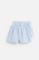 2-PACK COMBINATION POPLIN BOXERS