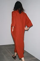 ZW COLLECTION 100% LINEN TUNIC DRESS