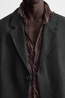 BLAZER DE COSTUME 100 % LIN