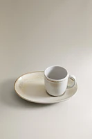 TASSE À CAFÉ ET SOUCOUPE