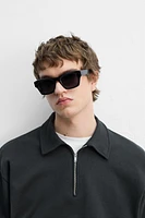 ZIP POLO SWEATSHIRT