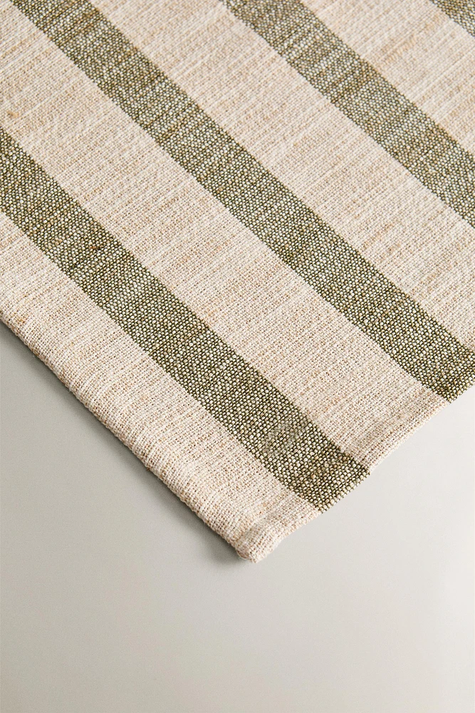 STRIPED JUTE PLACEMAT (SET OF 2)