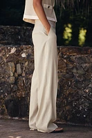 PANTALON DROIT EN LIN