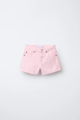 BERMUDA EN DENIM RAYURES