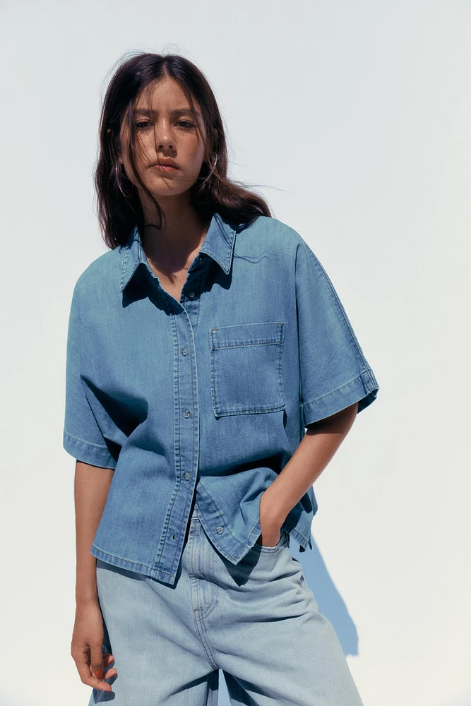 CHEMISE EN JEAN TRF