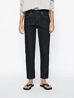 Mid-rise slim fit jeans