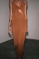 CUT OUT KNIT DRESS