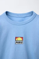 PRINTED TENNIS T-SHIRT