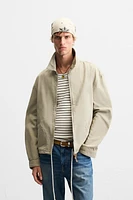 VESTE RELAXED FIT EN COTON