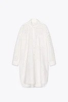 ZW COLLECTION EMBROIDERED EYELET DRESS