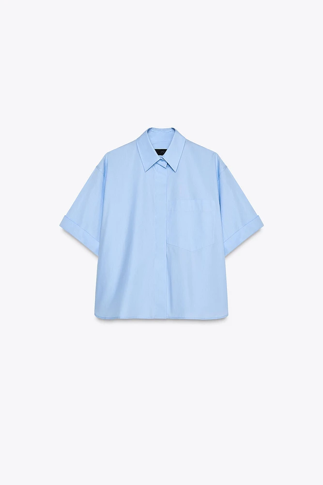 POPLIN POCKET SHIRT