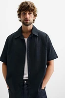 WASHED POPLIN SHIRT