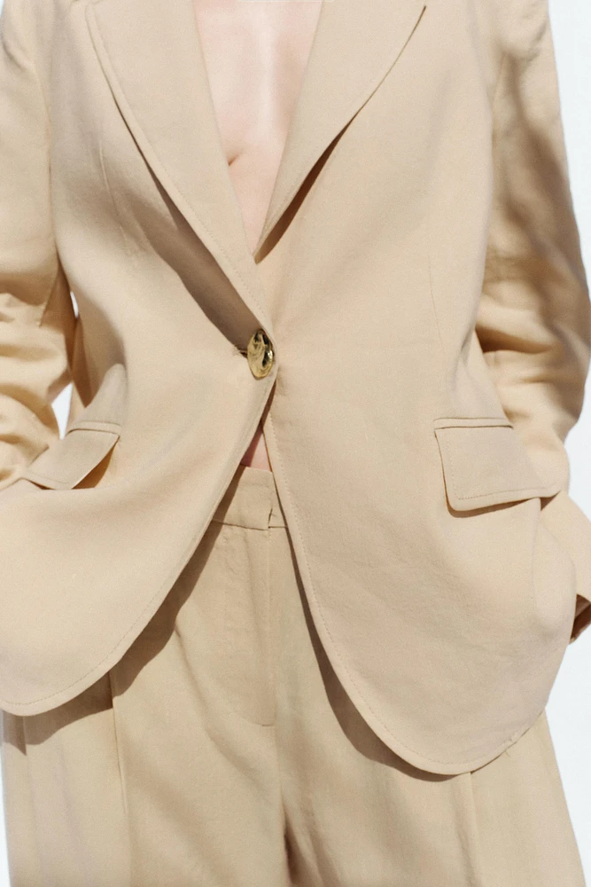 BLAZER AVEC LIN UN BOUTON