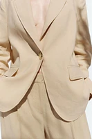 BLAZER AVEC LIN UN BOUTON
