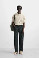 STRAIGHT FIT COTTON-HEMP JEANS