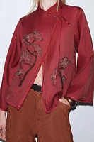 KIMONO GASA BRODÉ AVEC FANTAISIE