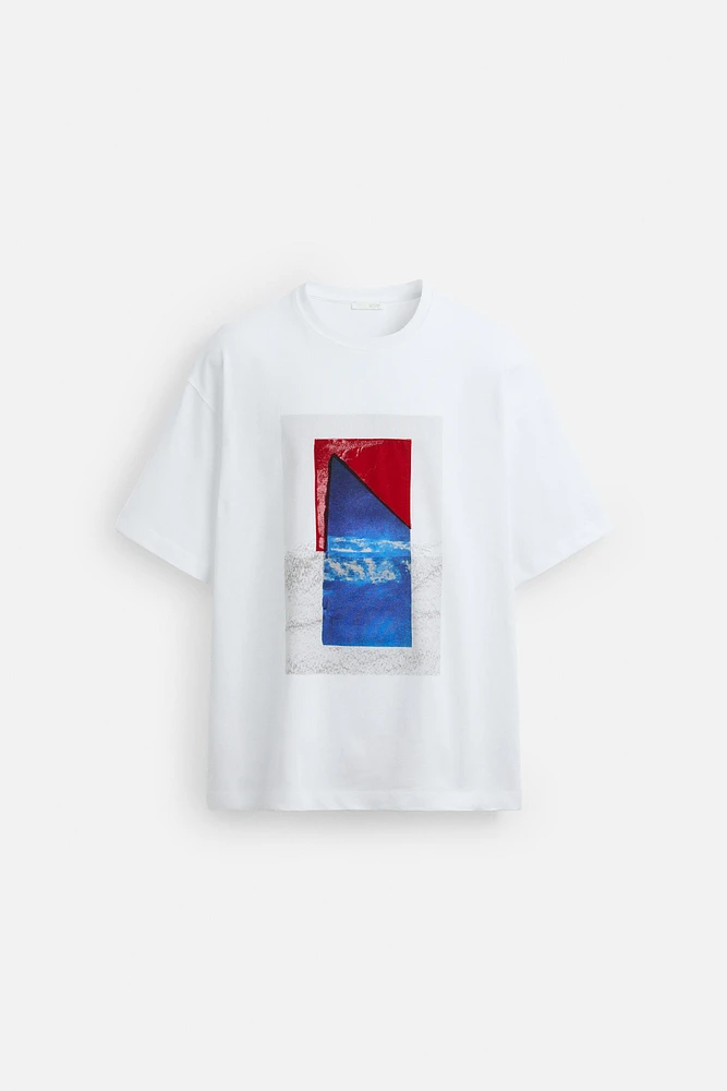 PRINTED PATCH T-SHIRT