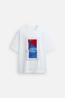 PRINTED PATCH T-SHIRT